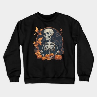 skeleton halloween Crewneck Sweatshirt